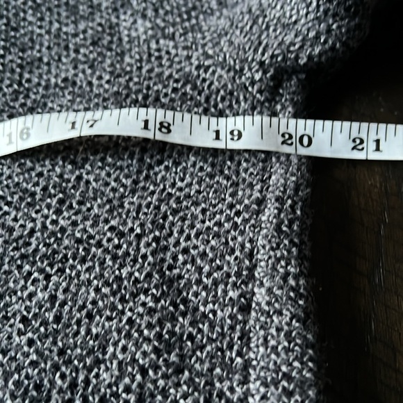 Madewell Province Sweater Size S Black Cross Over Layered Back Pullover Knit Top - Picture 9 of 10